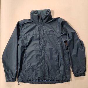 Vintage The North Face Resolve 2 Men’s L/G Rain Jacket — Mallard Blue